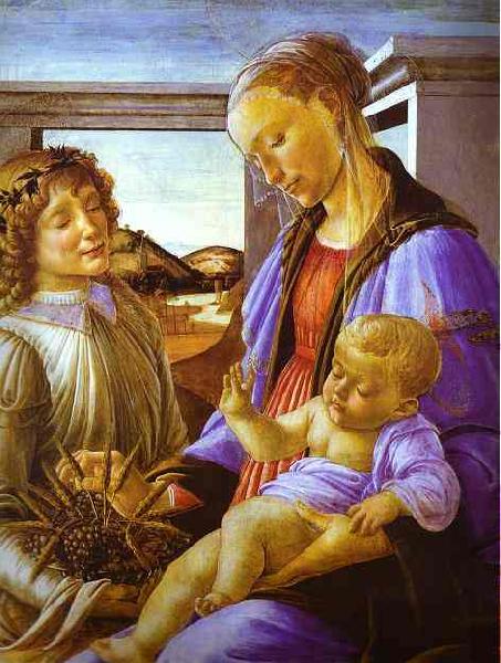 Sandro Botticelli Madonna of the Eucharist oil painting image